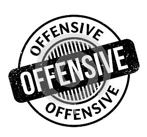 Offensive rubber stamp