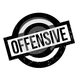 Offensive rubber stamp