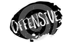 Offensive rubber stamp