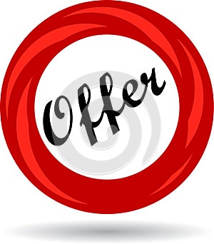 Offer colorful icon