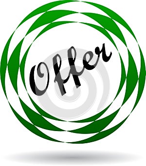 Offer colorful icon