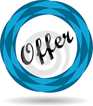 Offer colorful icon