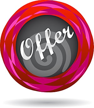 Offer colorful icon