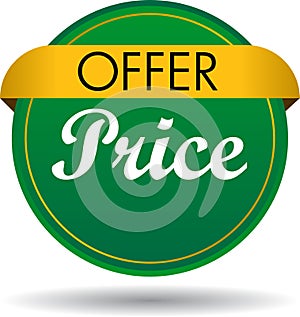 Offer price web button icon