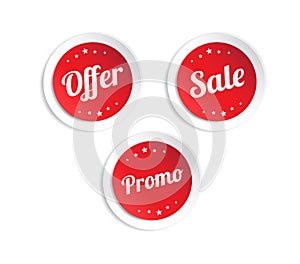 Offer, Sale & Promo Shopping Sticker Set