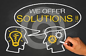 We offer solutions