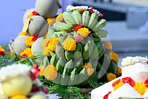 Offerings for the sacrificial ceremony