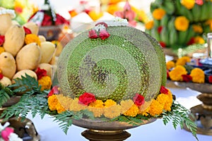 Offerings for the sacrificial ceremony