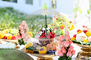 Offerings for the sacrificial ceremony