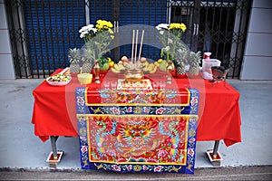 Offerings on a Table