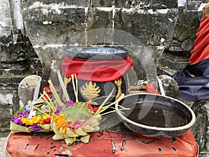 offerings to the gods according to Hindu belief.