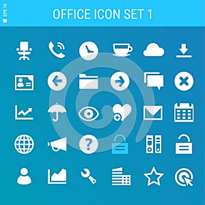 Office 1 icon set