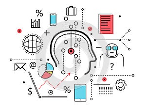 Office Abstract graphics.