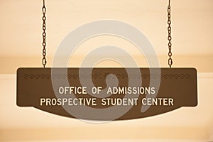Office of admissions