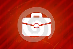 Office Bag icon isolated on abstract red gradient magnificence background