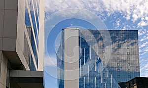 Office building in Bucharest, in the north part of the city, during a sunny day