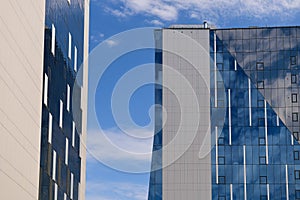 Office building in Bucharest, in the north part of the city, during a sunny day