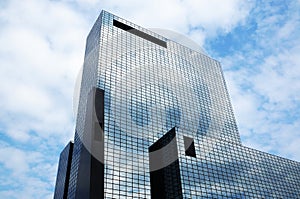 Office building with glass facade