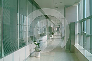 Office building hallway