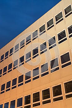 Office building at night