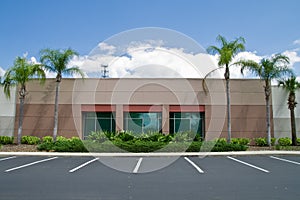 Office Building with parking spaces