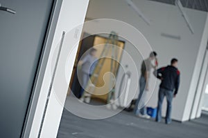 Office building repairs or cleaning