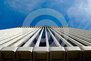 Office building rising to the sky