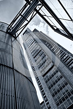 Office building and silo
