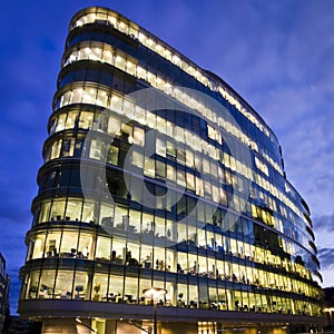 Office Building at twilight
