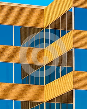 Office Building window reflections abstract