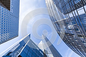 Office buildings in the business district of La Defense, Paris