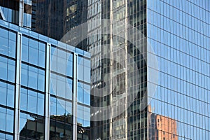 Office Buildings Reflecting, New York City