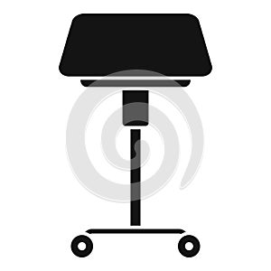 Office chair icon simple vector. Workspace sit