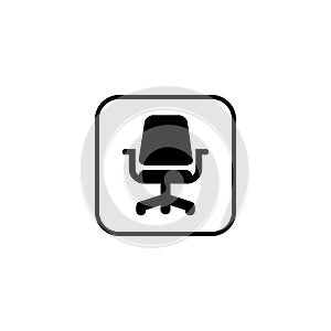 Office chair icon vector design symbol