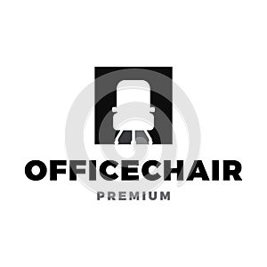 Office Chair Icon Vector Logo Template Illustration Design