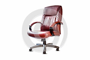 Office chair isolated on white background