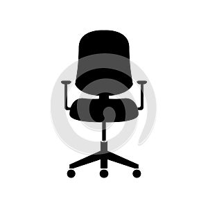 Office chair silhouette