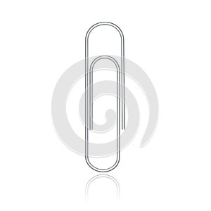 Office Clip With Reflection.