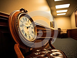 Office clock elegant and professional