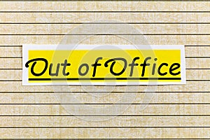 Office closed store service business entrance shut