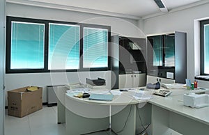 Office after closedown