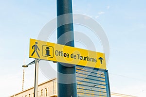 Office de tourisme signage Tourist office sign France