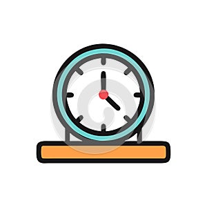 Office Desk Clock Icon