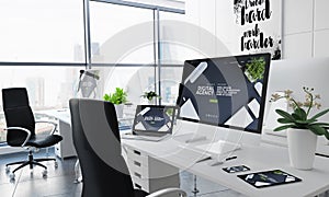 office desktop digital agency