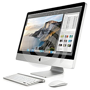 Office desktop icon isolated on white background