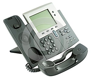 Office digital telephone set, off-hook