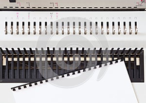 Office equipment bookbinding