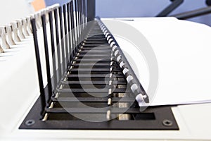 Office equipment bookbinding