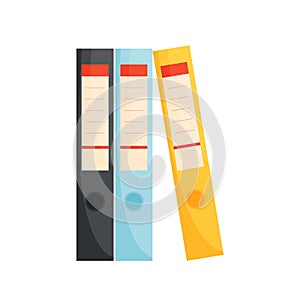 Office files folders icon. Vector
