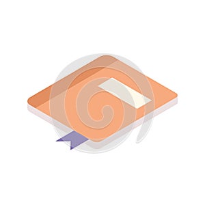 office folder documents isometric icon